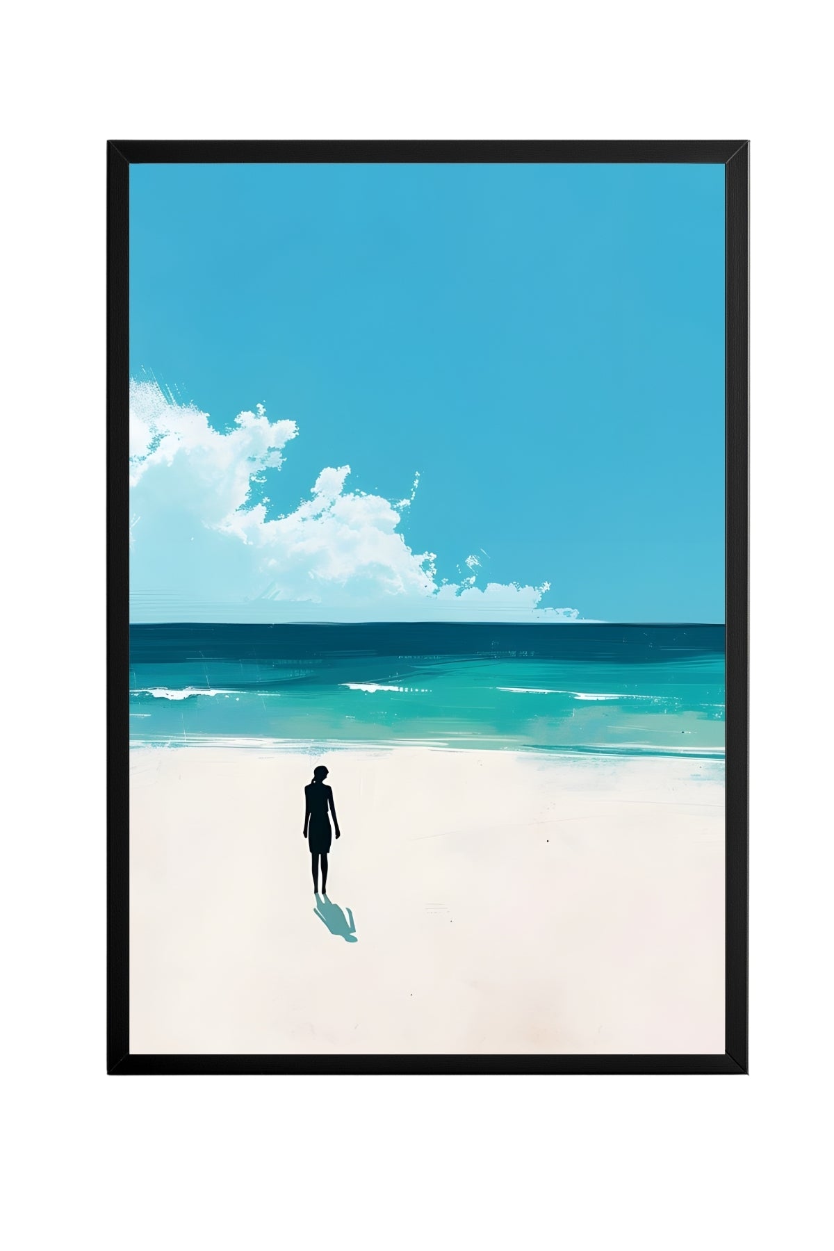 Waves Alone – Tablo Boyutlarında ve Yüksek Kaliteli Poster
