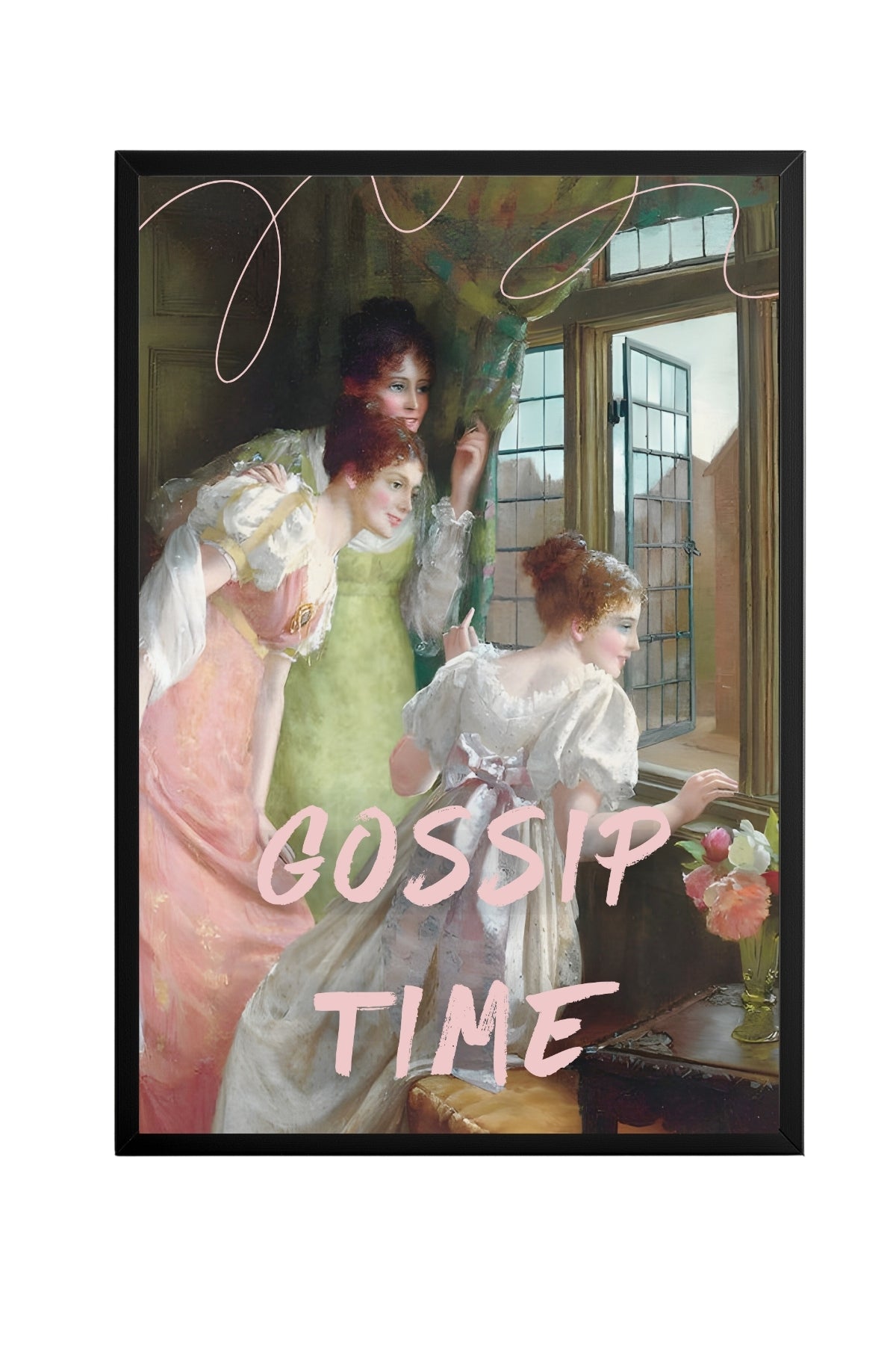 Gossip Time – Tablo Boyutlarında ve Yüksek Kaliteli Poster