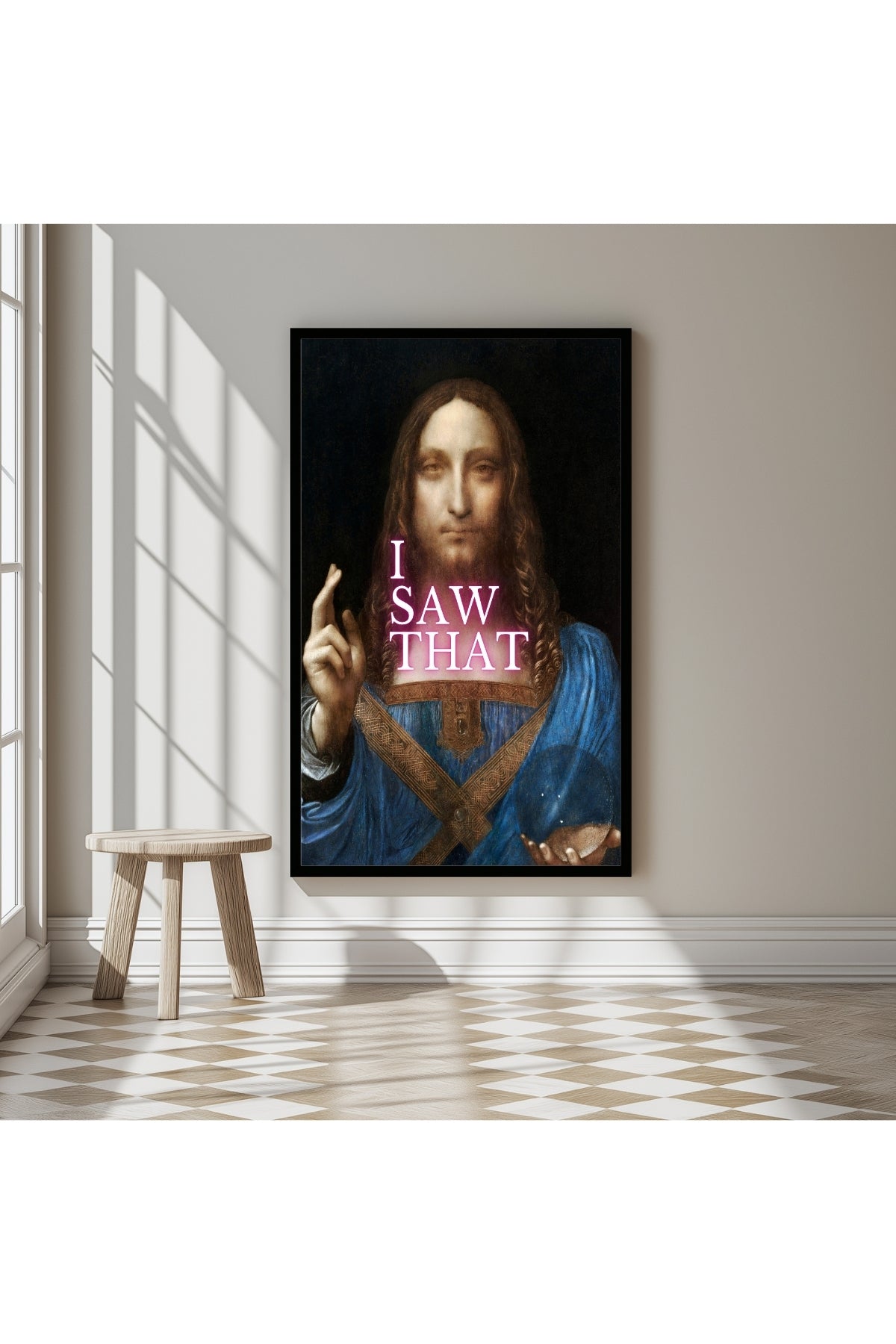 I Saw That – Tablo Boyutlarında ve Yüksek Kaliteli Poster