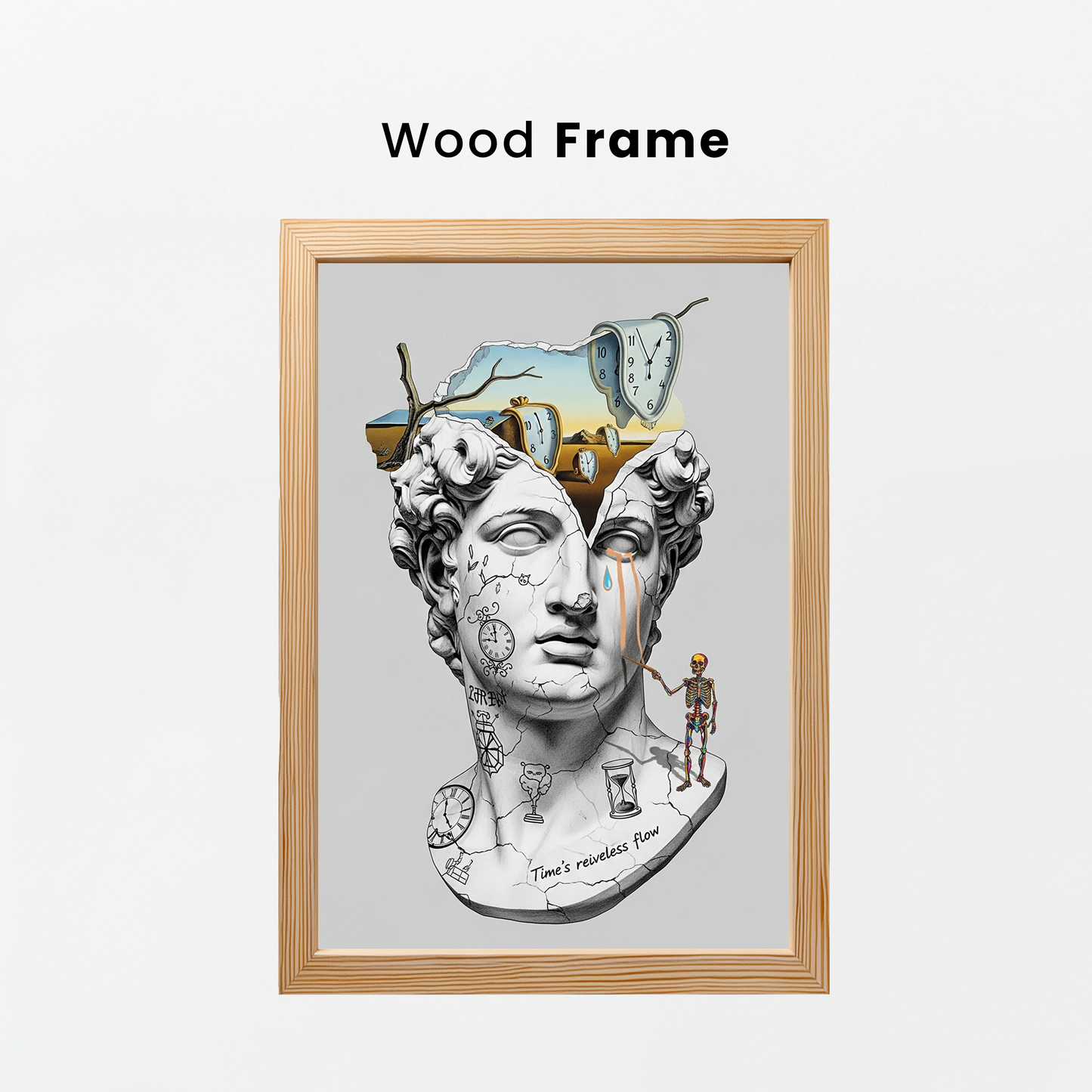 Zamanın Akışı: Dali Tablo Boyutlarında ve Yüksek Kaliteli Poster