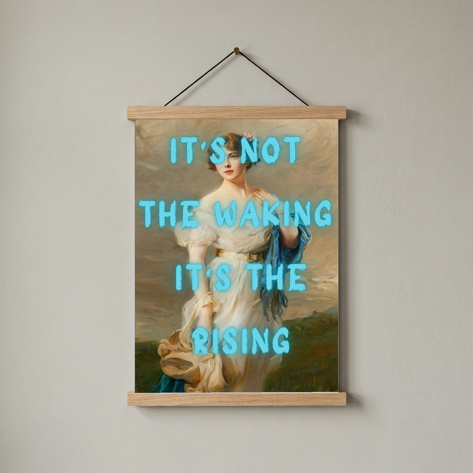 It's the Rising Wall Art Print — Empowering Self-Growth Quote Poster