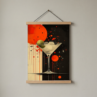 City Nights Wall Art Print — Neon Urban Skyline Poster