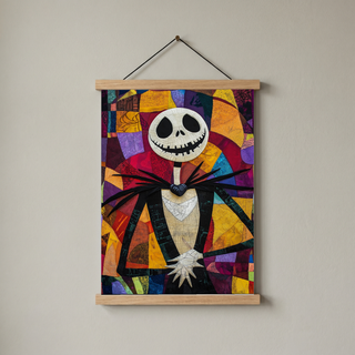 Jack Skellington Wall Art Print — Nightmare Before Christmas Tribute Poster