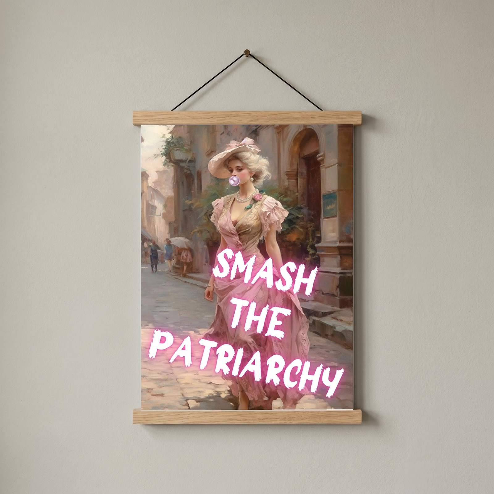 Smash The Patriarchy Wall Art Print — Bold Feminist Quote Poster