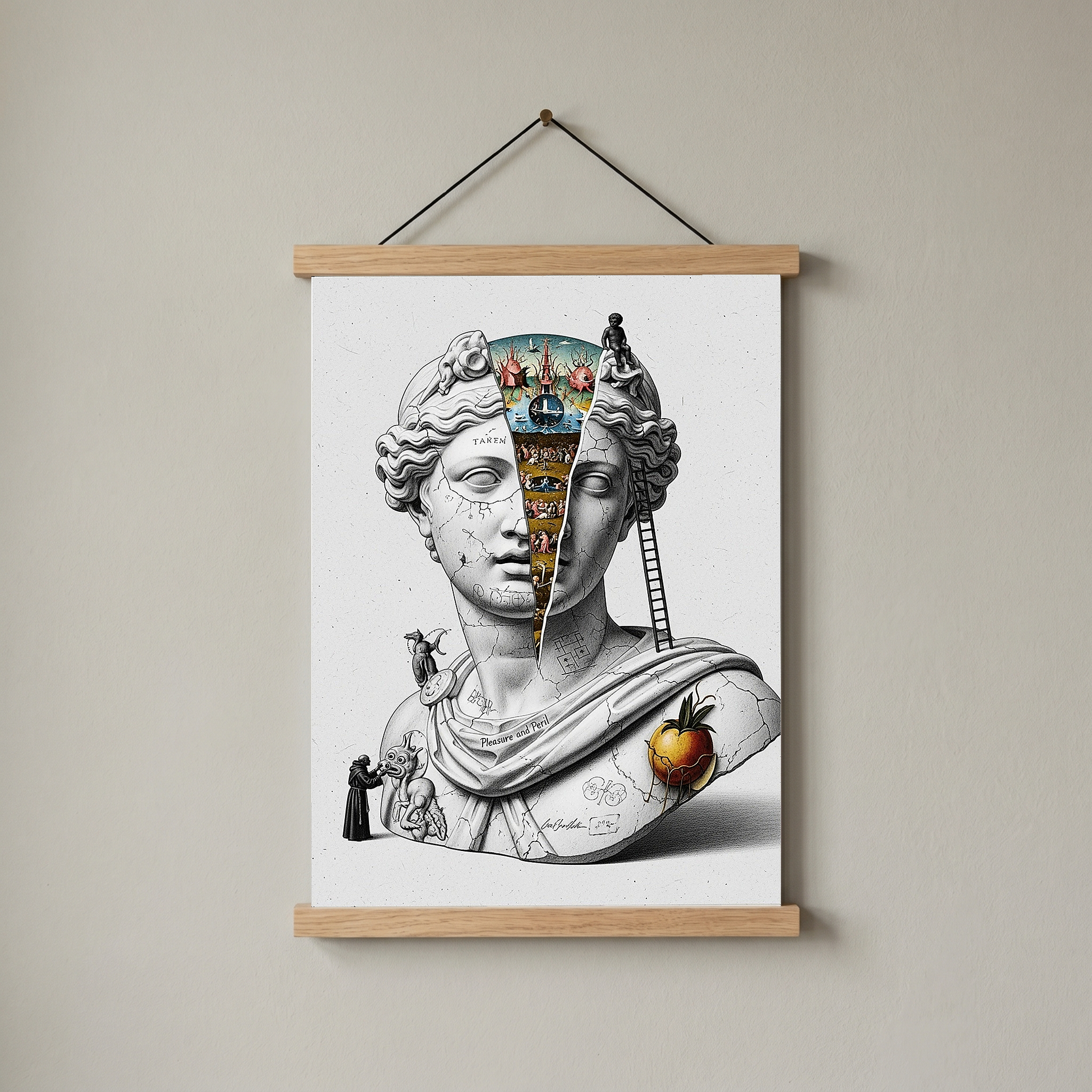 Pleasure and Peril — Bosch Inspired Wall Art Print