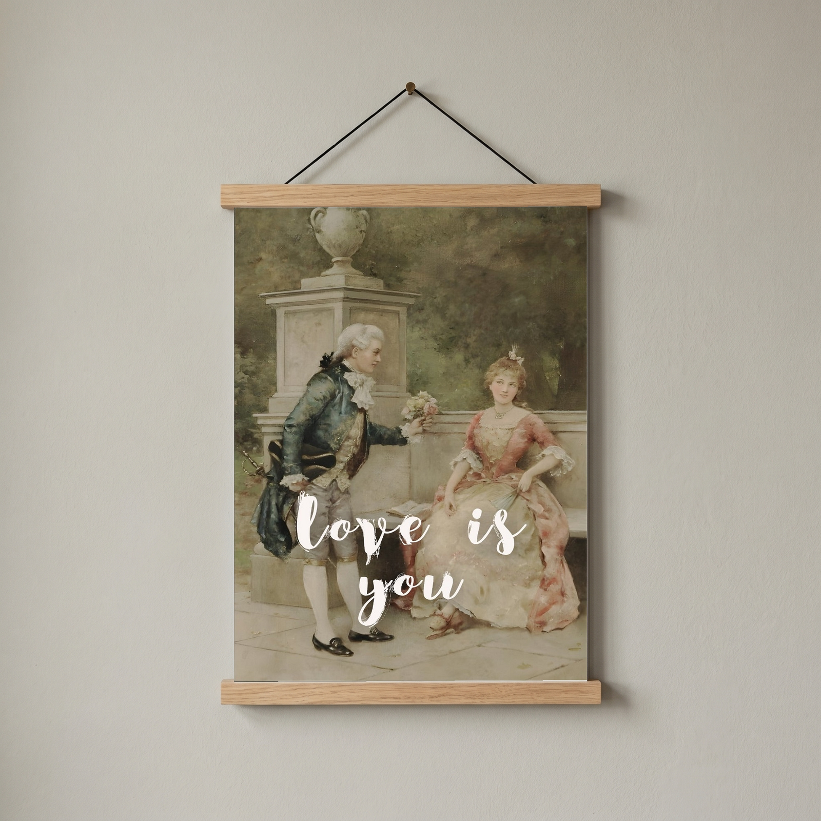 Love is You Wall Art Print — Romantic Love Quote Poster