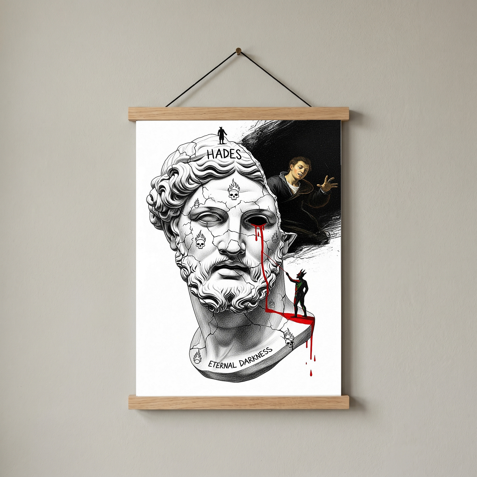 Eternal Darkness — Hades Mythology Wall Art Print