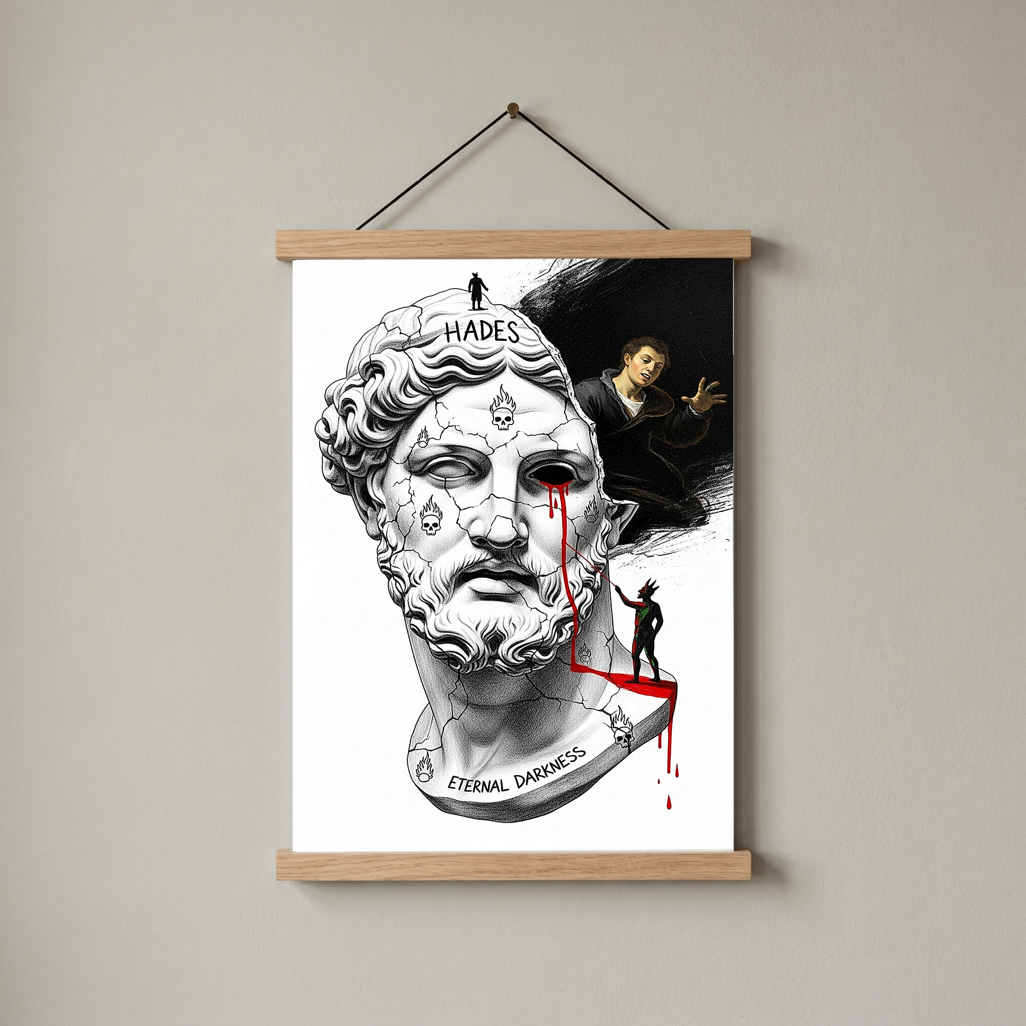 Eternal Darkness — Hades Mythology Wall Art Print