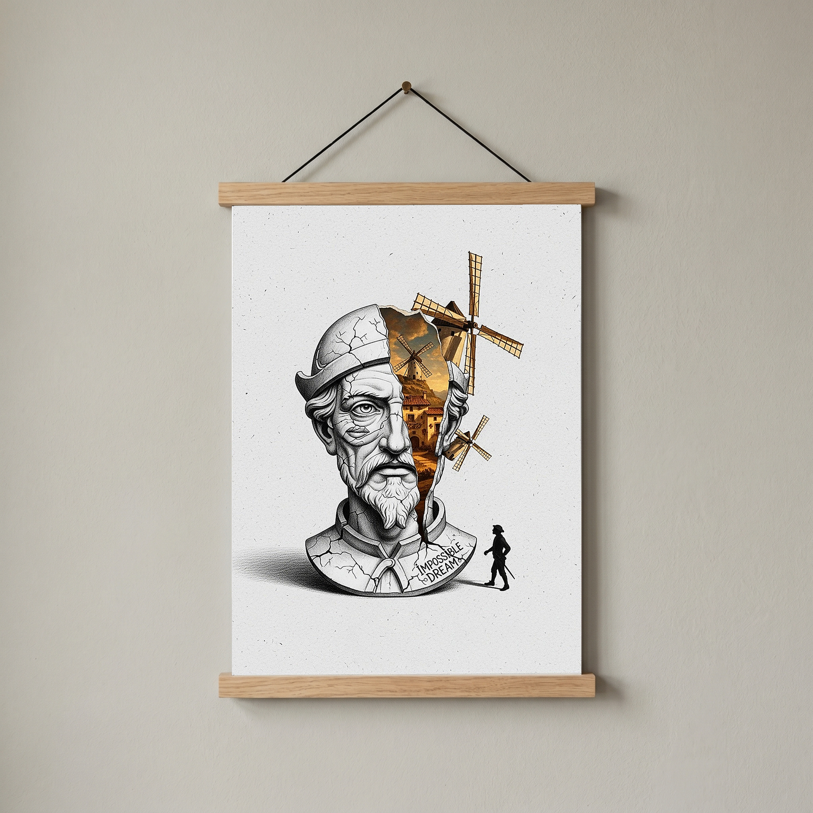 Impossible to Dream — Don Quixote Wall Art Print