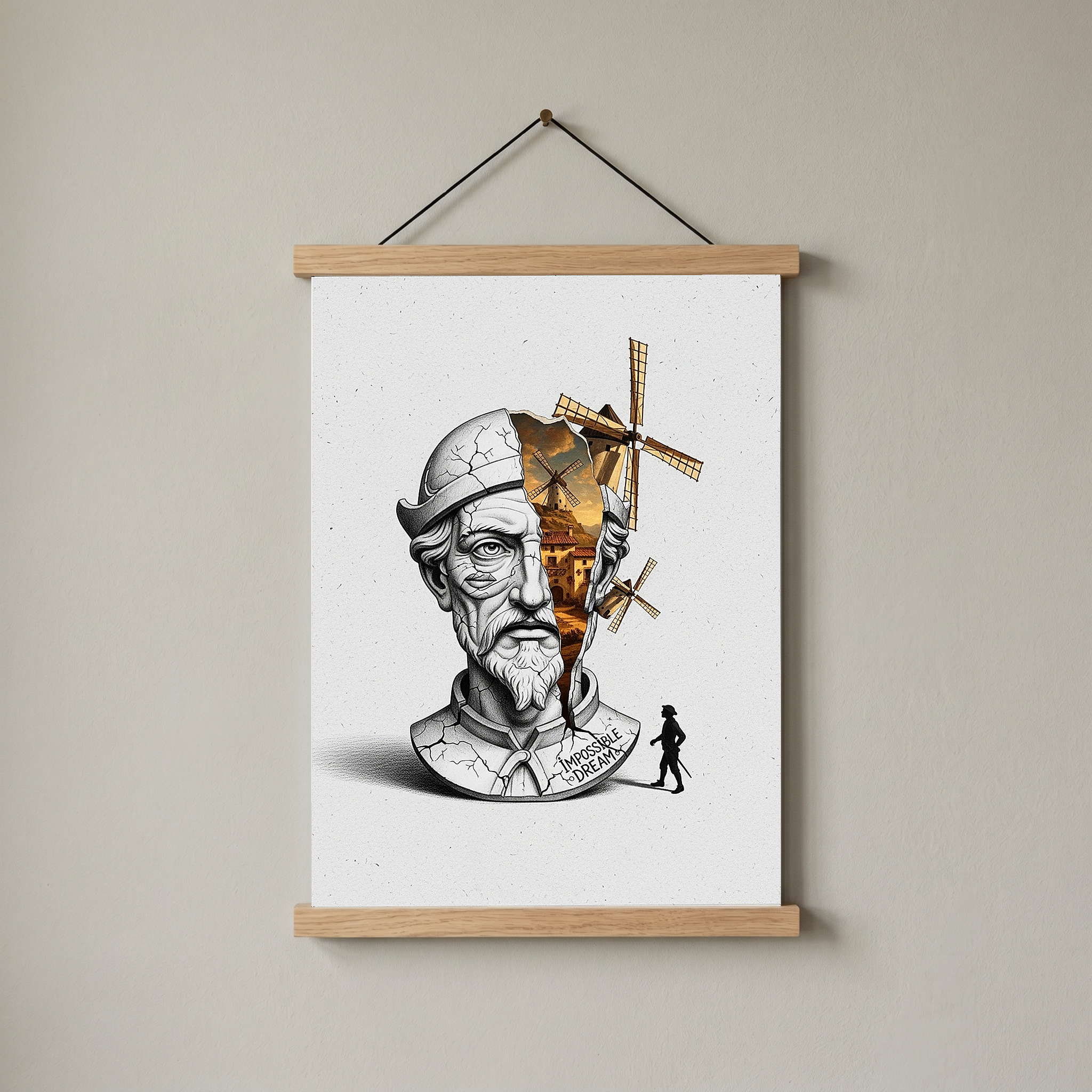 Impossible to Dream — Don Quixote Wall Art Print