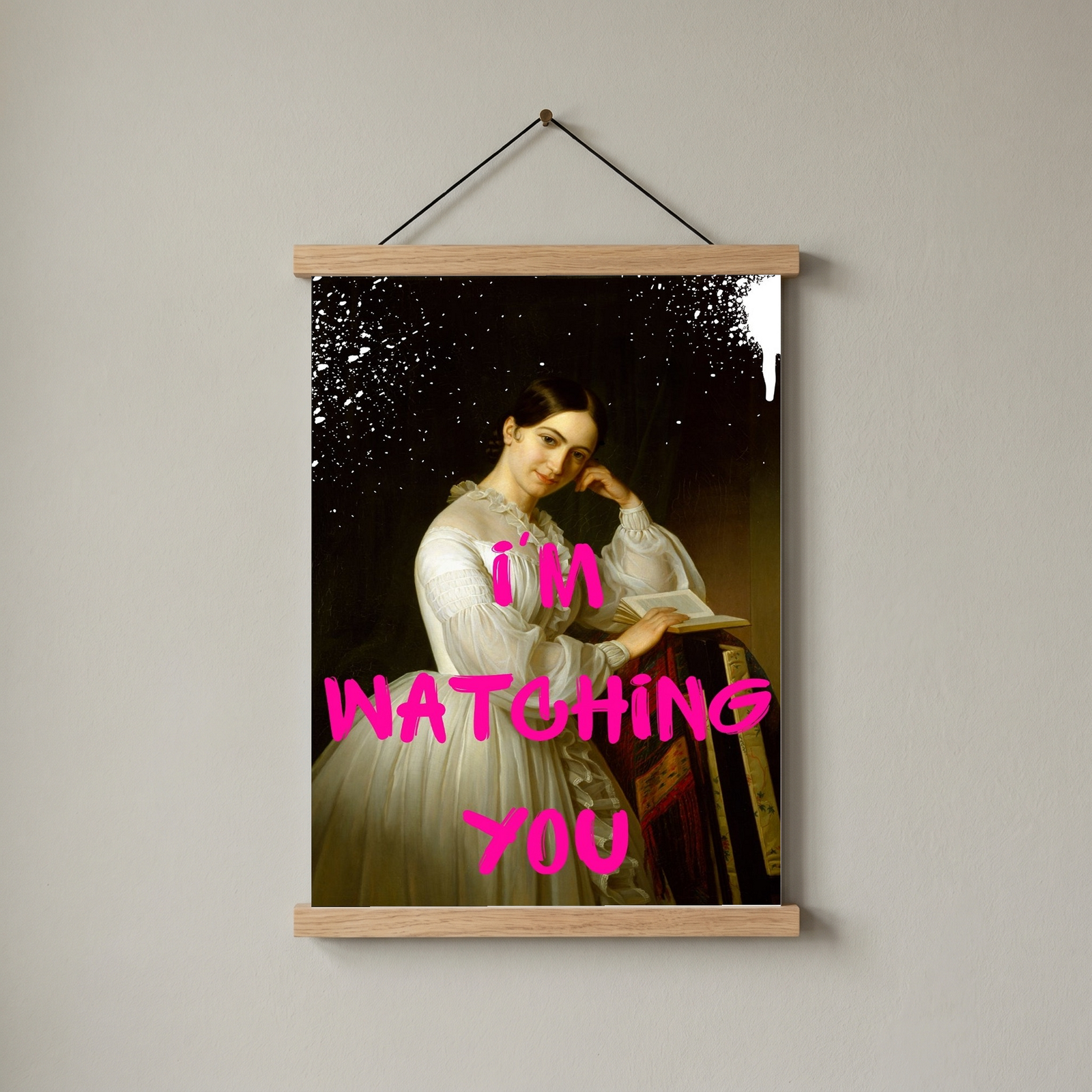 I'm Watching You Wall Art Print — Bold Observant Quote Poster