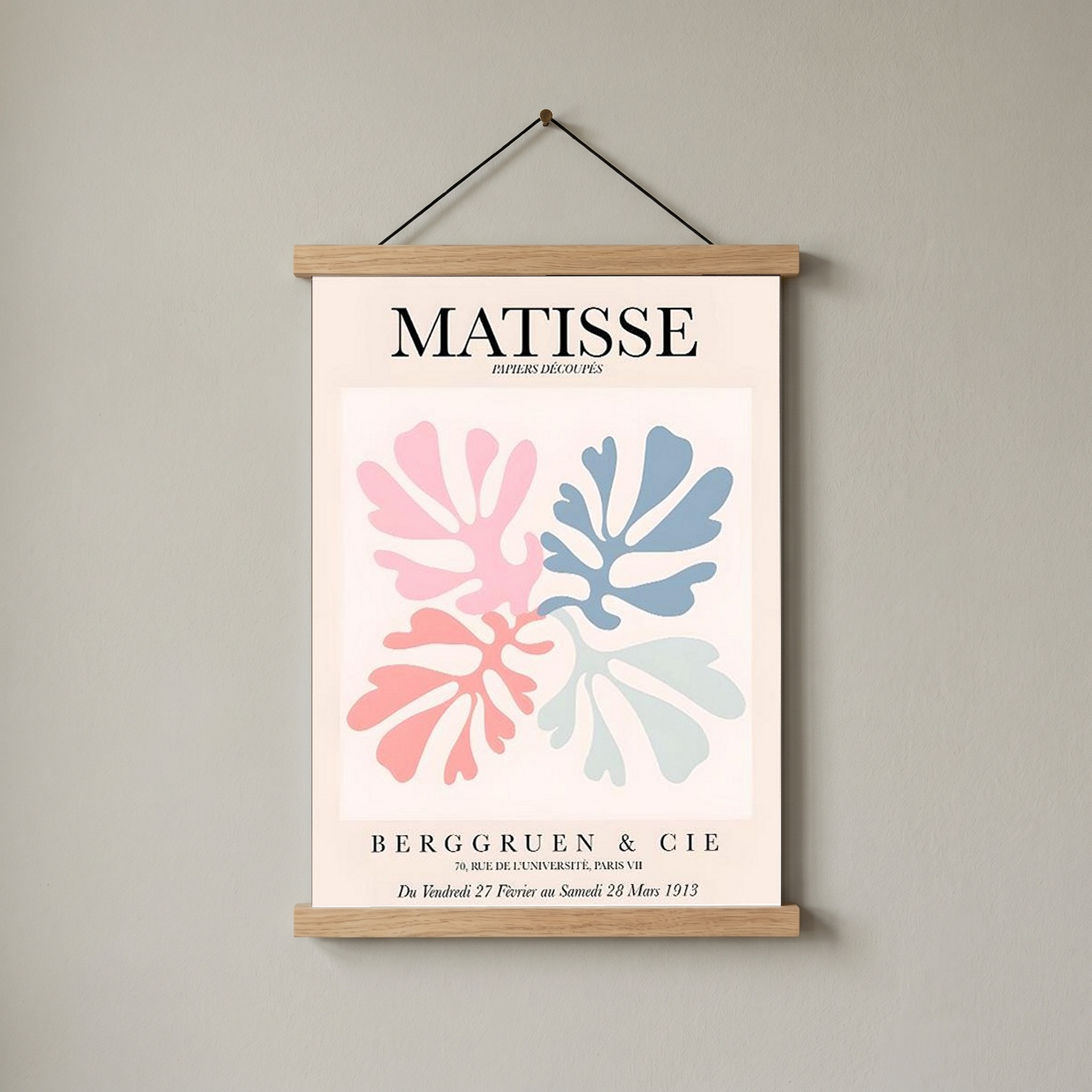 Matisse Cut-Outs Exhibition Poster — Berggruen 1953 Print