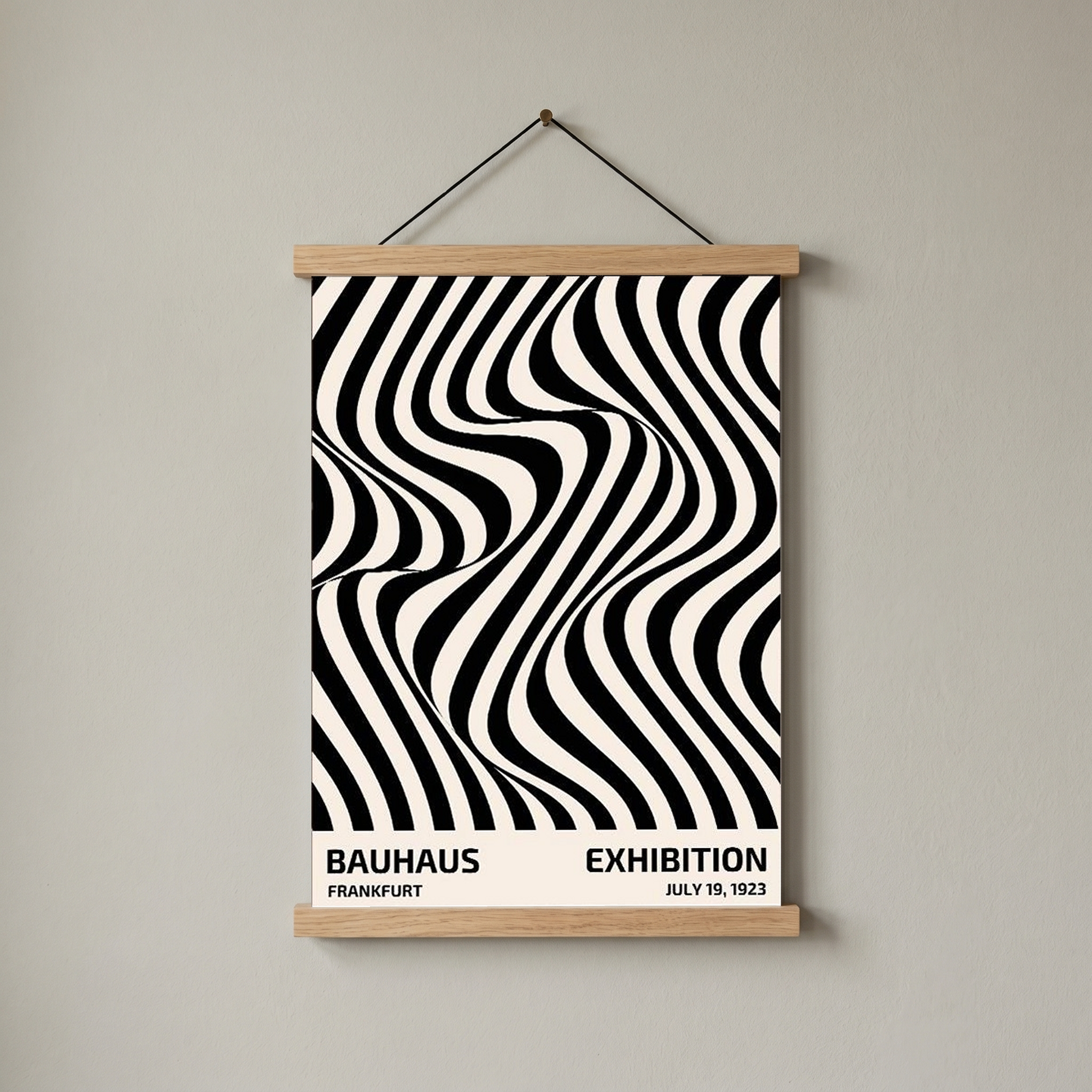 Bauhaus Exhibition 1923 Poster — Frankfurt Op Art Print