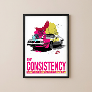 The Consistency Trans Am Wall Art Print — 1978 Pontiac Firebird Poster