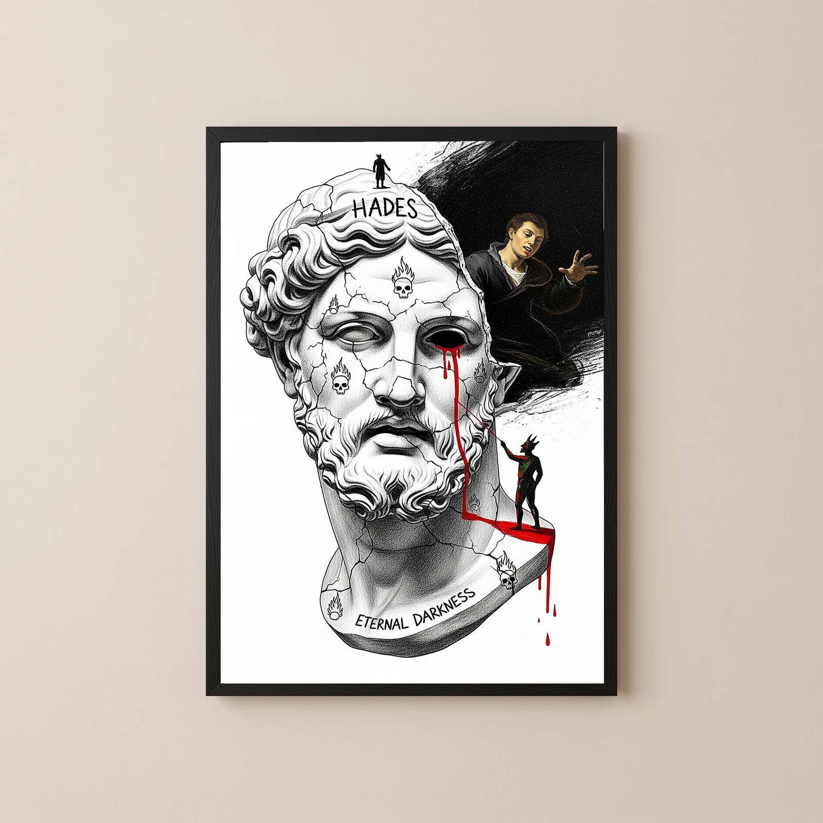 Eternal Darkness — Hades Mythology Wall Art Print