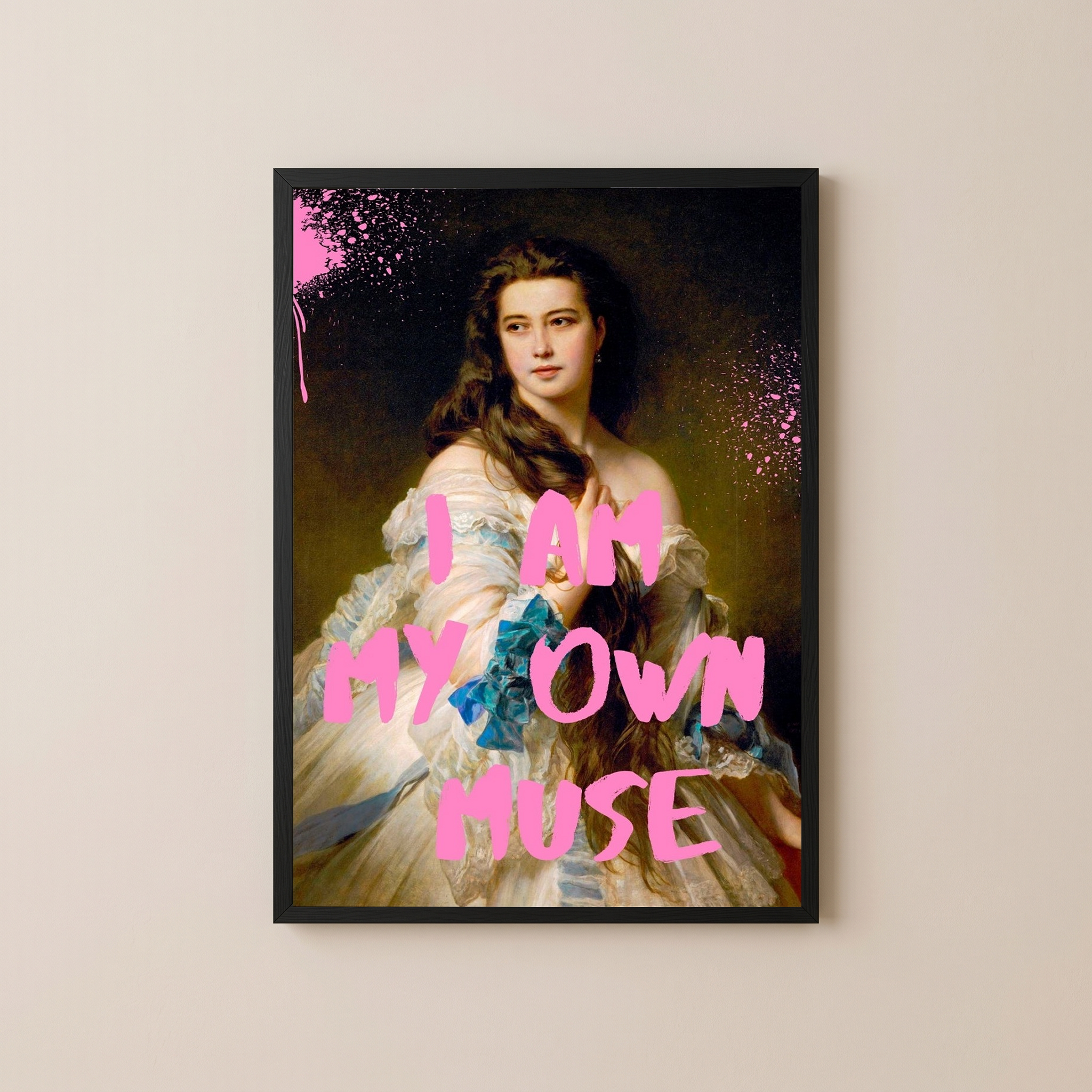 I Am My Own Muse Wall Art Print — Self-Love Empowerment Quote Poster