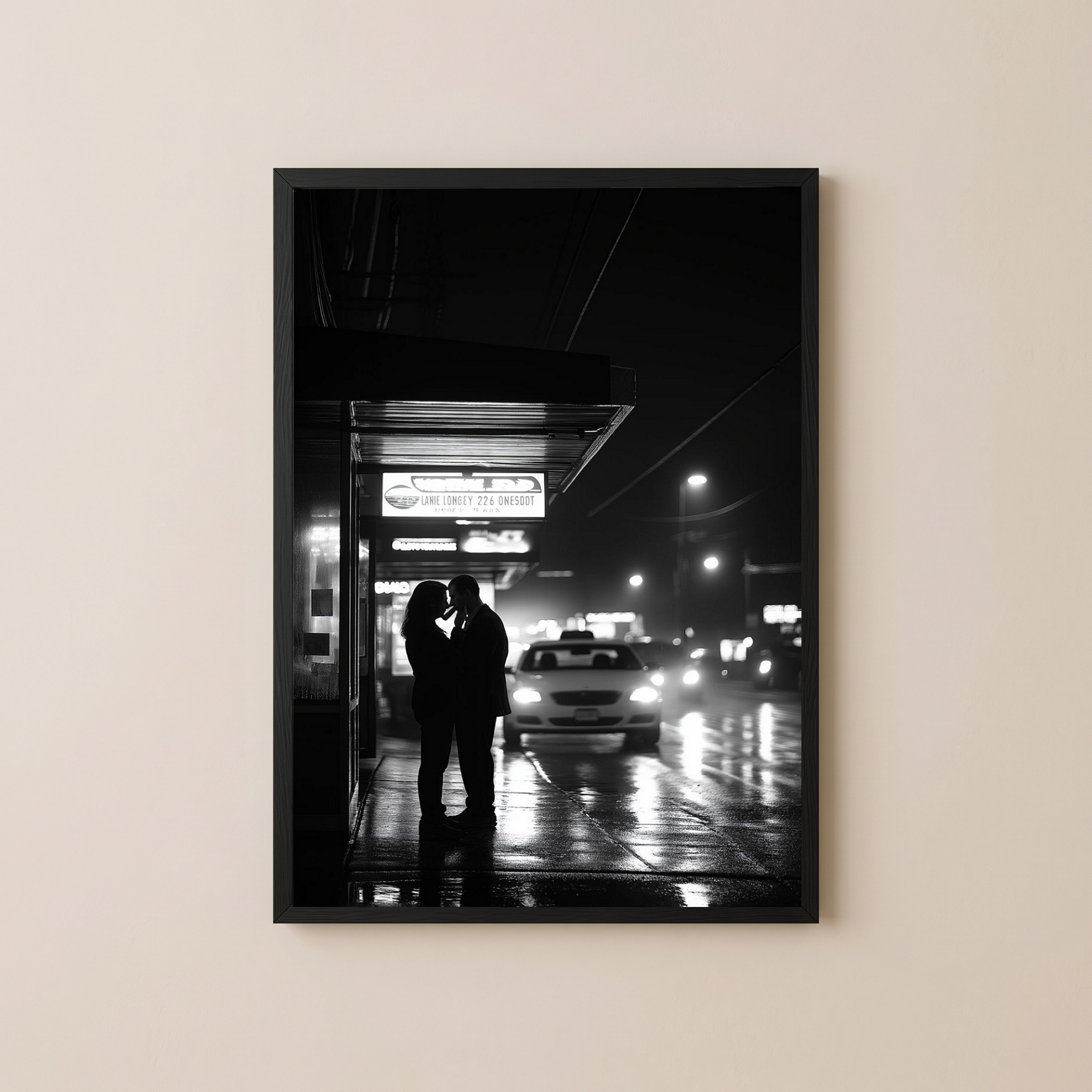 Window of Love Wall Art Print — Romantic View Poster