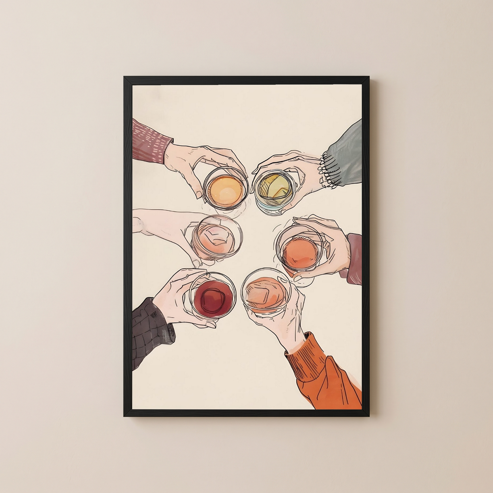 Salude Wall Art Print — Spanish Cheers Toast Quote Poster