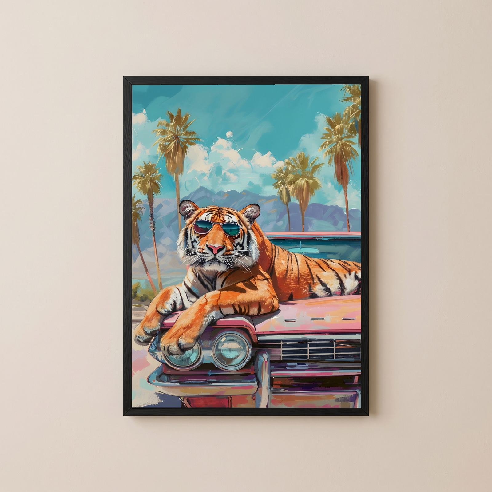 Tropical Swagger Wall Art Print — Bold Tropical Aesthetic Poster