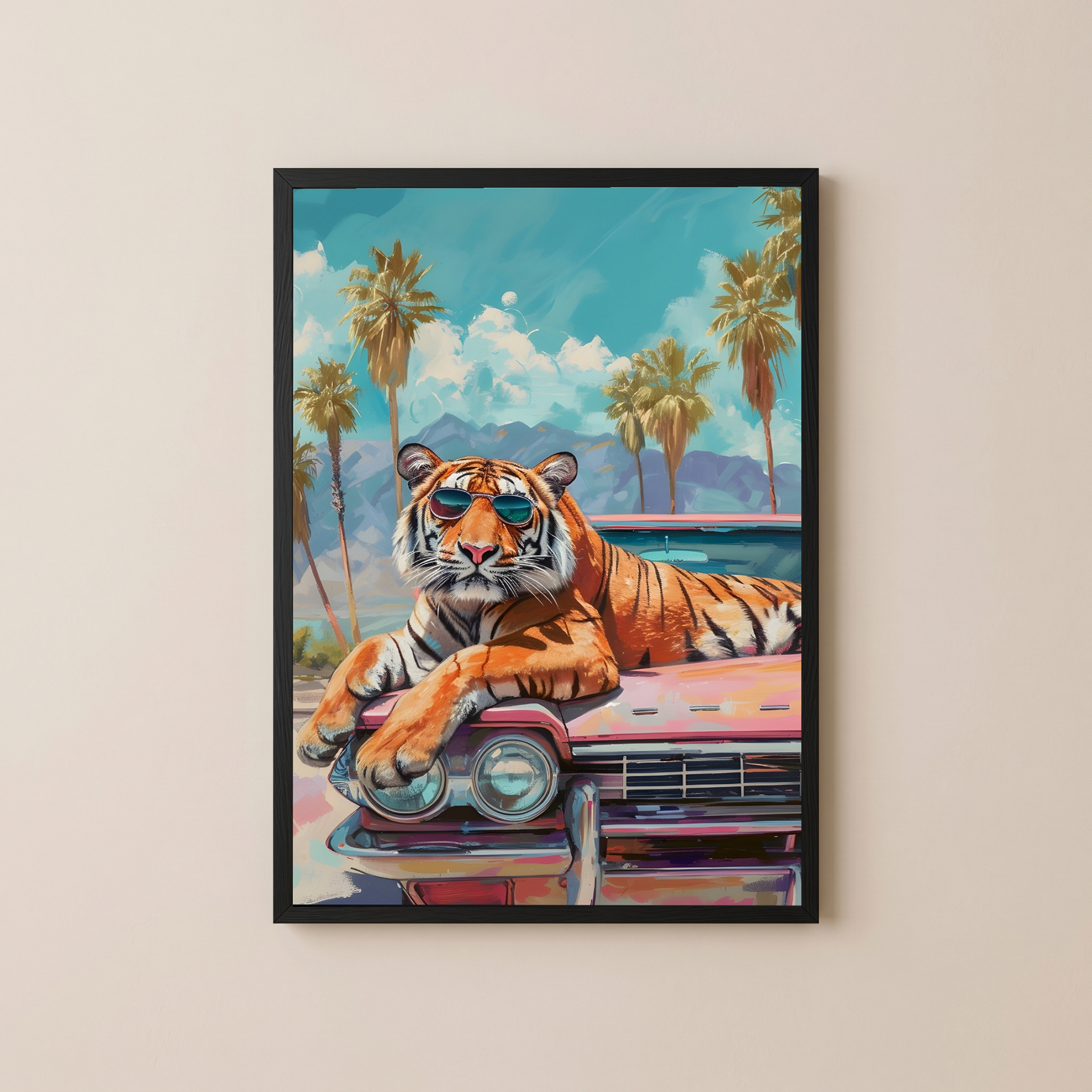 Tropical Swagger Wall Art Print — Bold Tropical Aesthetic Poster