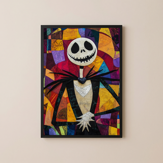 Jack Skellington Wall Art Print — Nightmare Before Christmas Tribute Poster