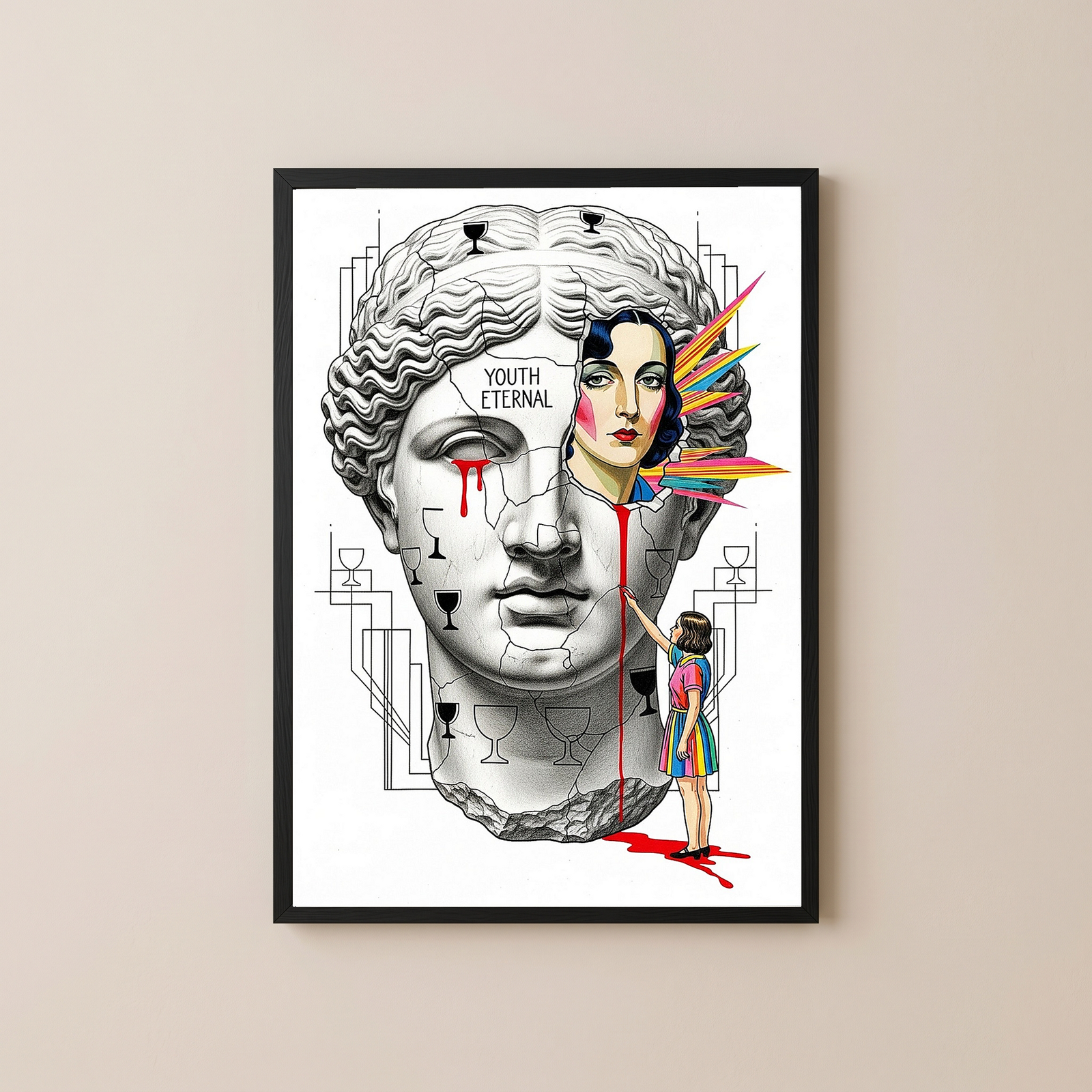 Youth Eternal Venus — Surreal Wall Art Print