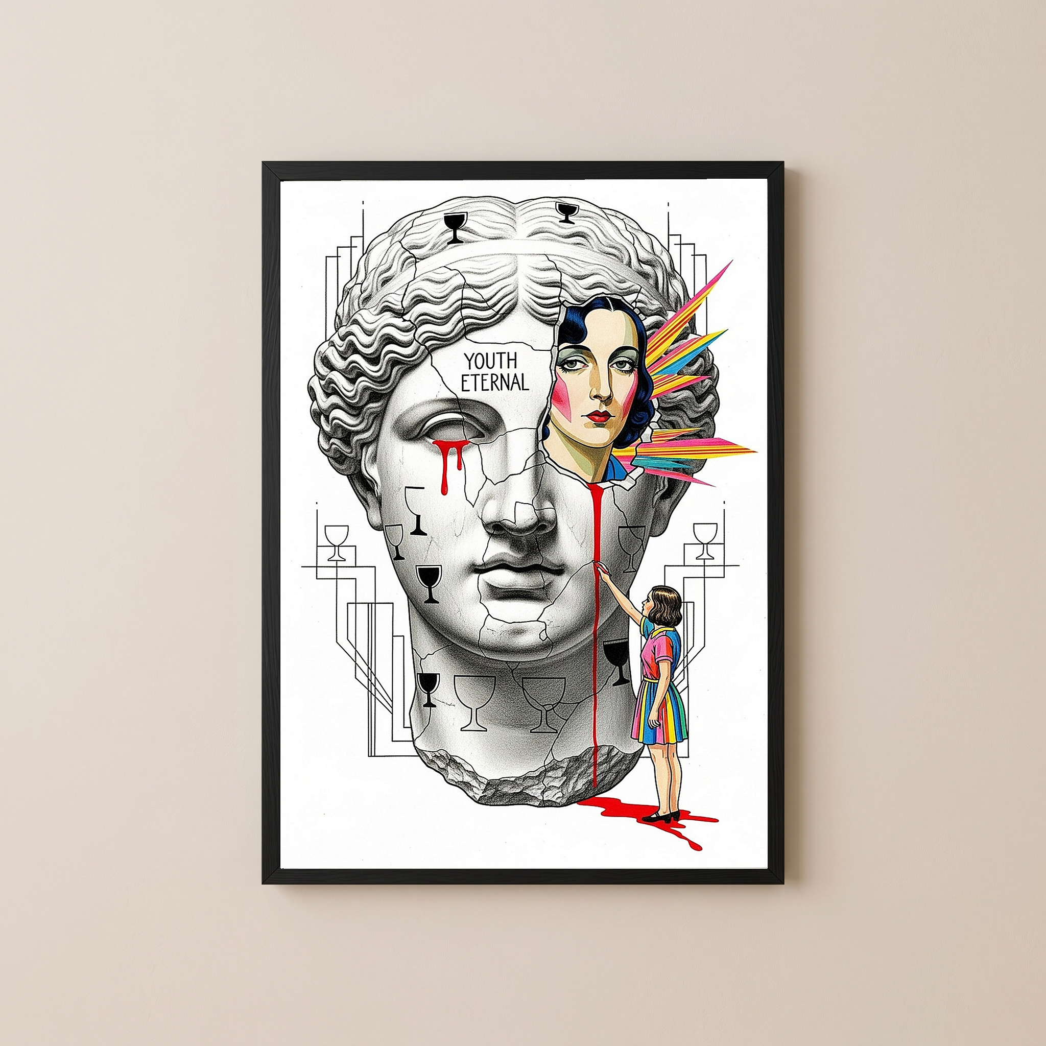 Youth Eternal Venus — Surreal Wall Art Print