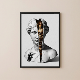 Memento Mori — Surreal Venus Vanitas Wall Art Print