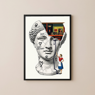 Quiet Sanctuary — Edward Hopper Nighthawks Wall Art Print