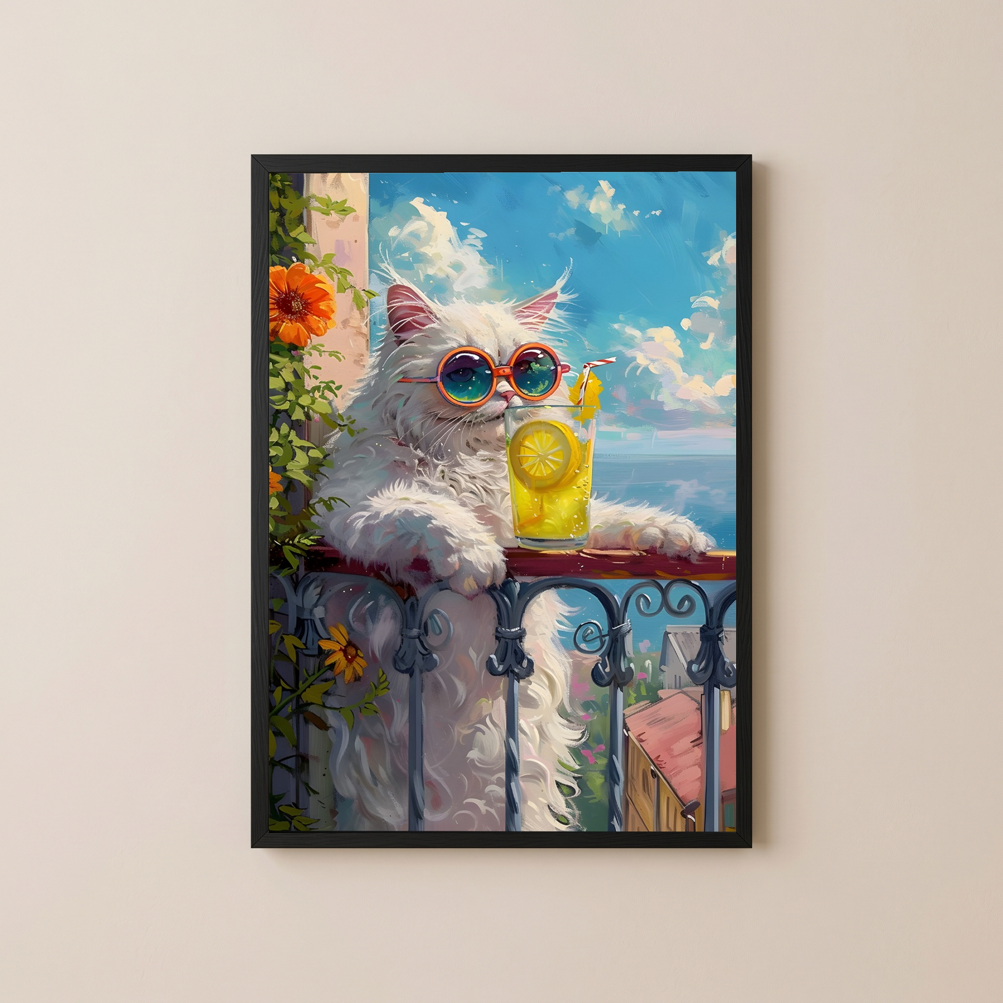 Cute Paws Wall Art Print — Pet Lover Poster