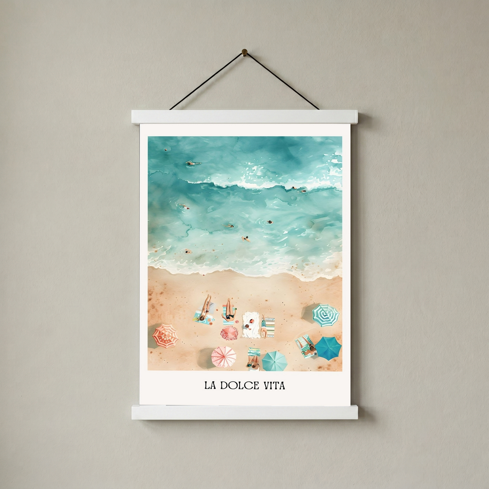 La Dolce Vita Wall Art Print — Italian Sweet Life Quote Poster