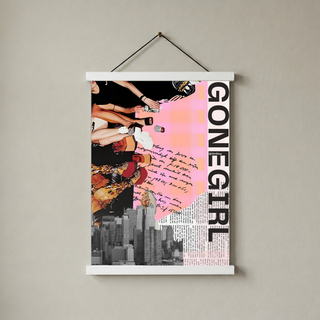 Gone Girl Wall Art Print — Bold Mysterious Quote Poster