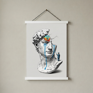 Dream Weaver V.2 — Surreal David Bust Wall Art Print
