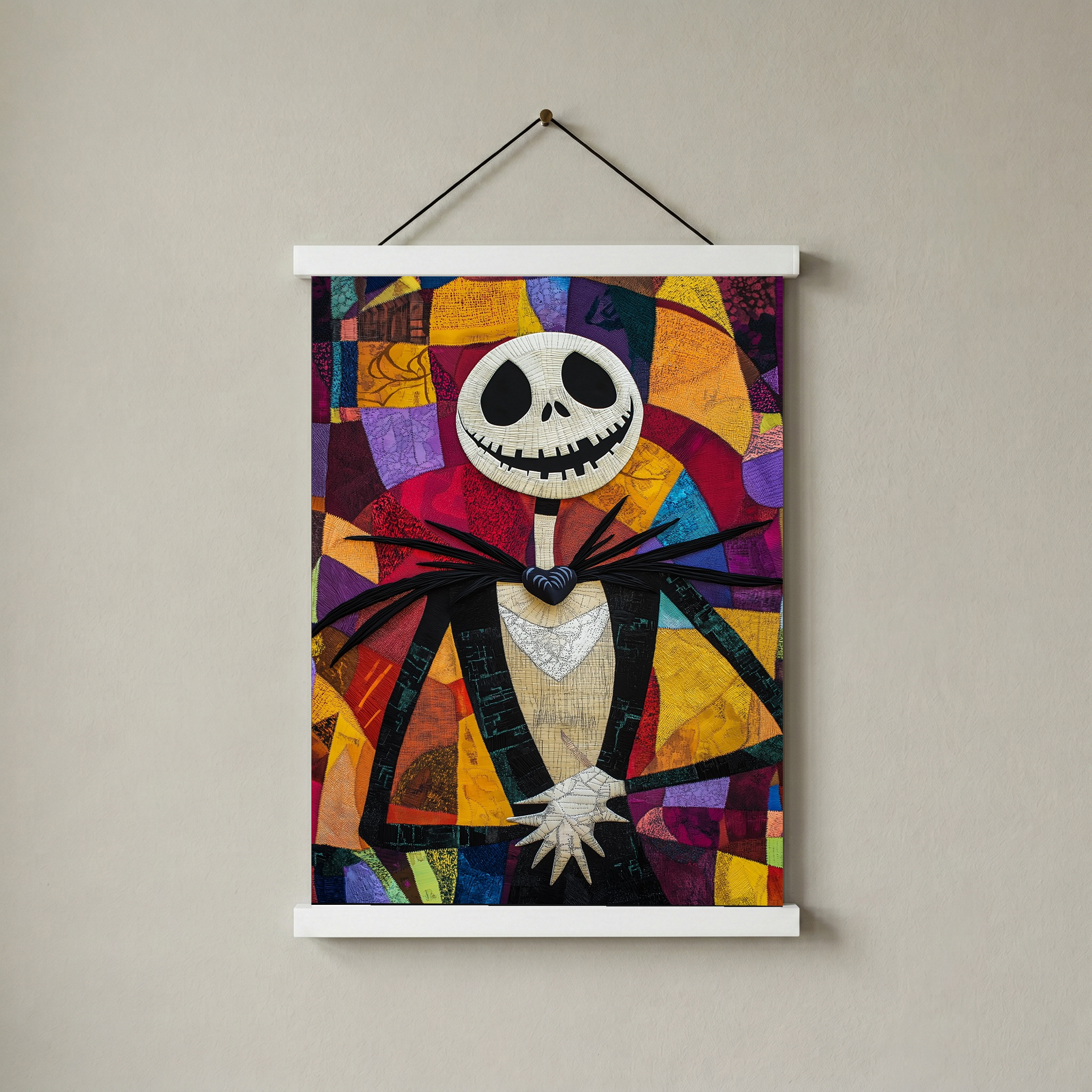 Jack Skellington Wall Art Print — Nightmare Before Christmas Tribute Poster