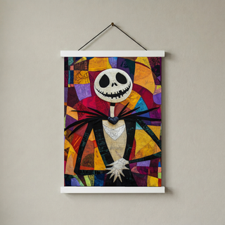 Jack Skellington Wall Art Print — Nightmare Before Christmas Tribute Poster