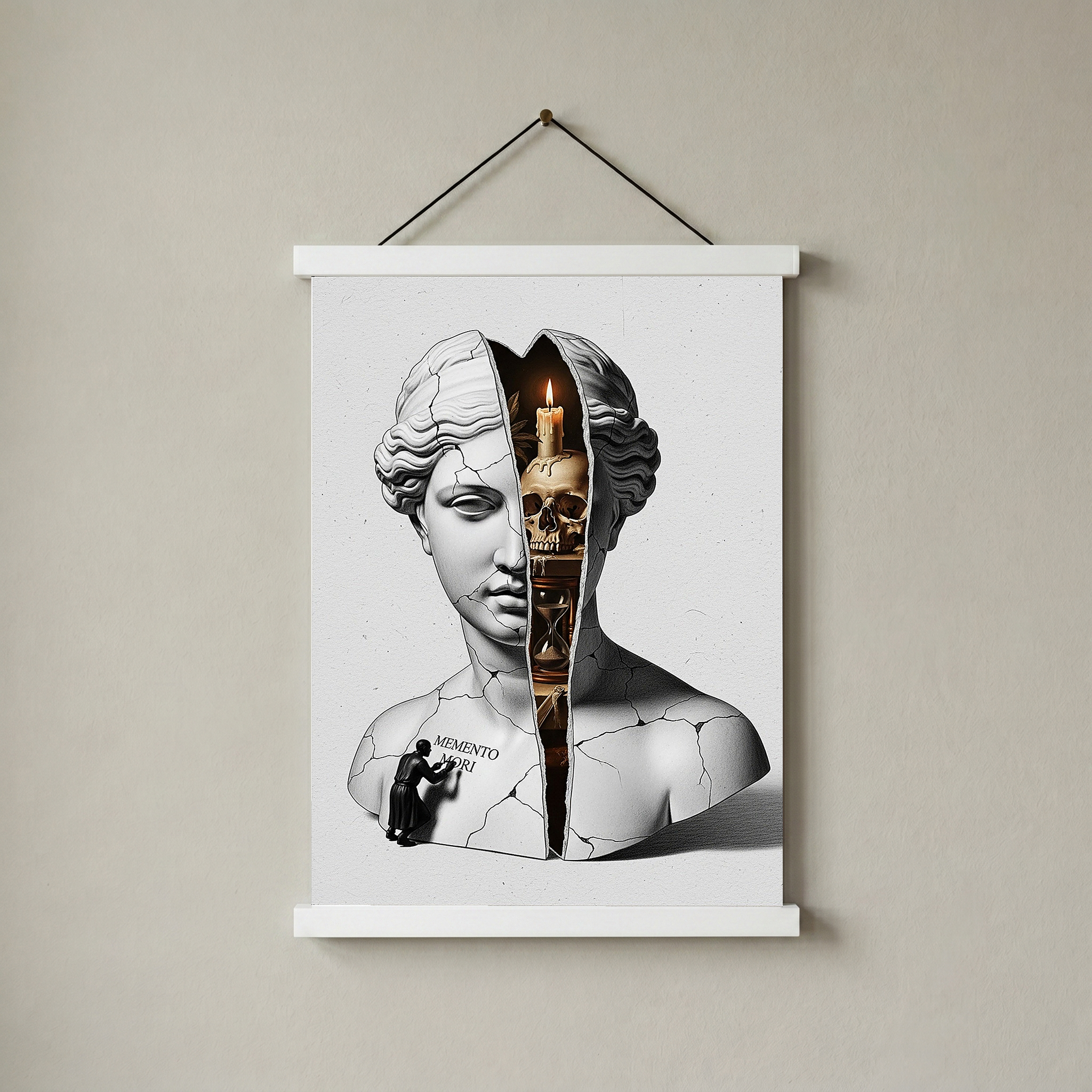 Memento Mori — Surreal Venus Vanitas Wall Art Print