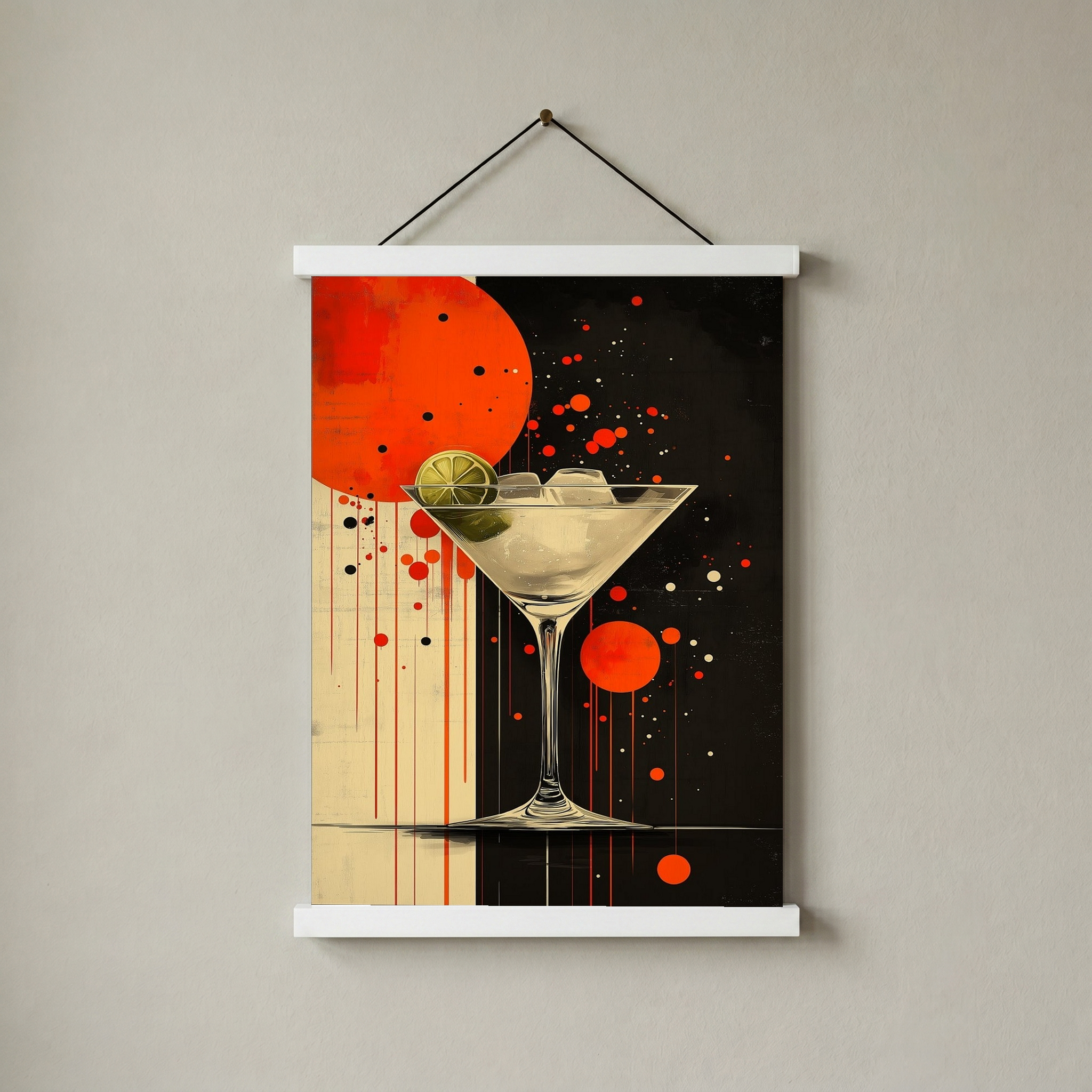 City Nights Wall Art Print — Neon Urban Skyline Poster