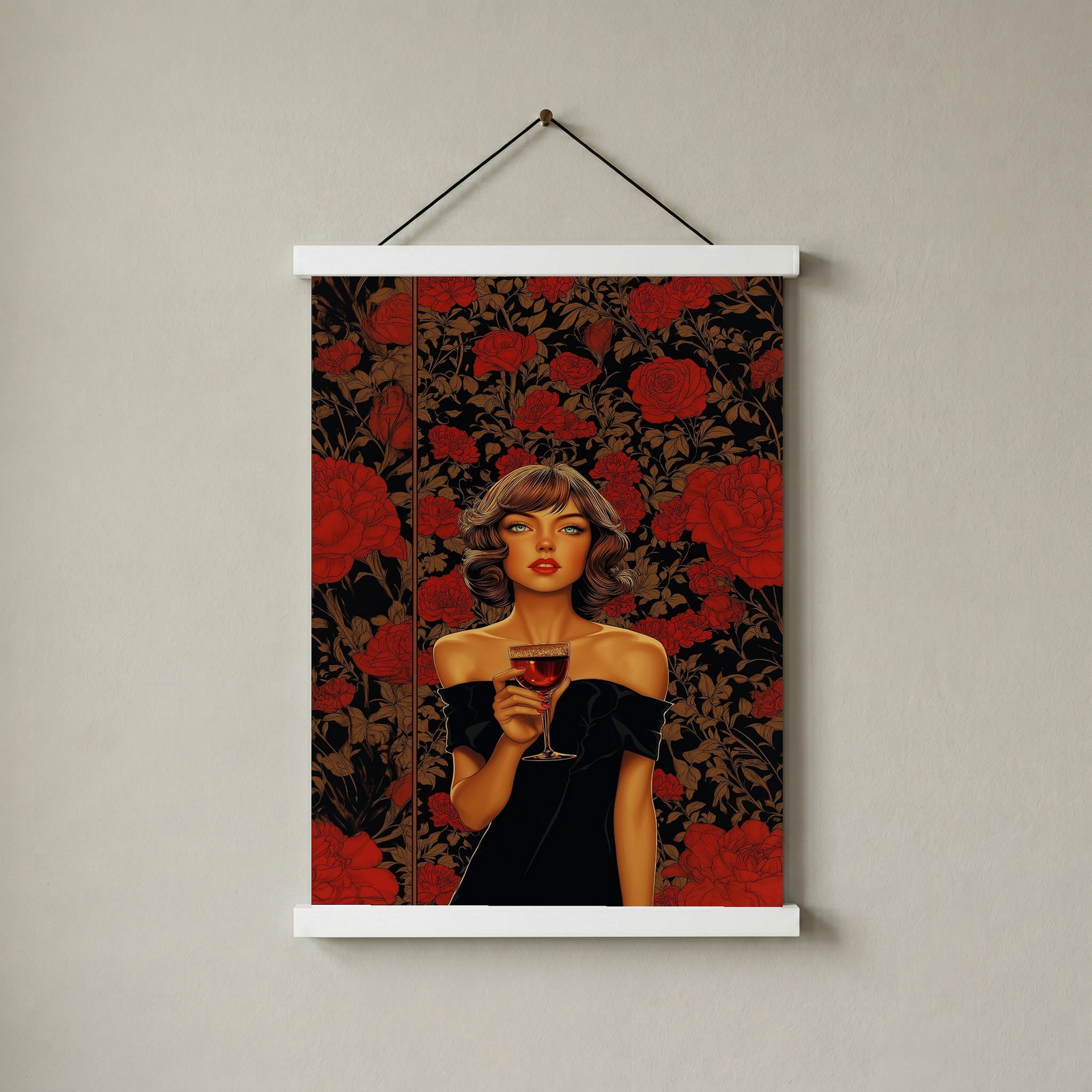 Cocktail Party Wall Art Print — Mid-Century Hosting Poster