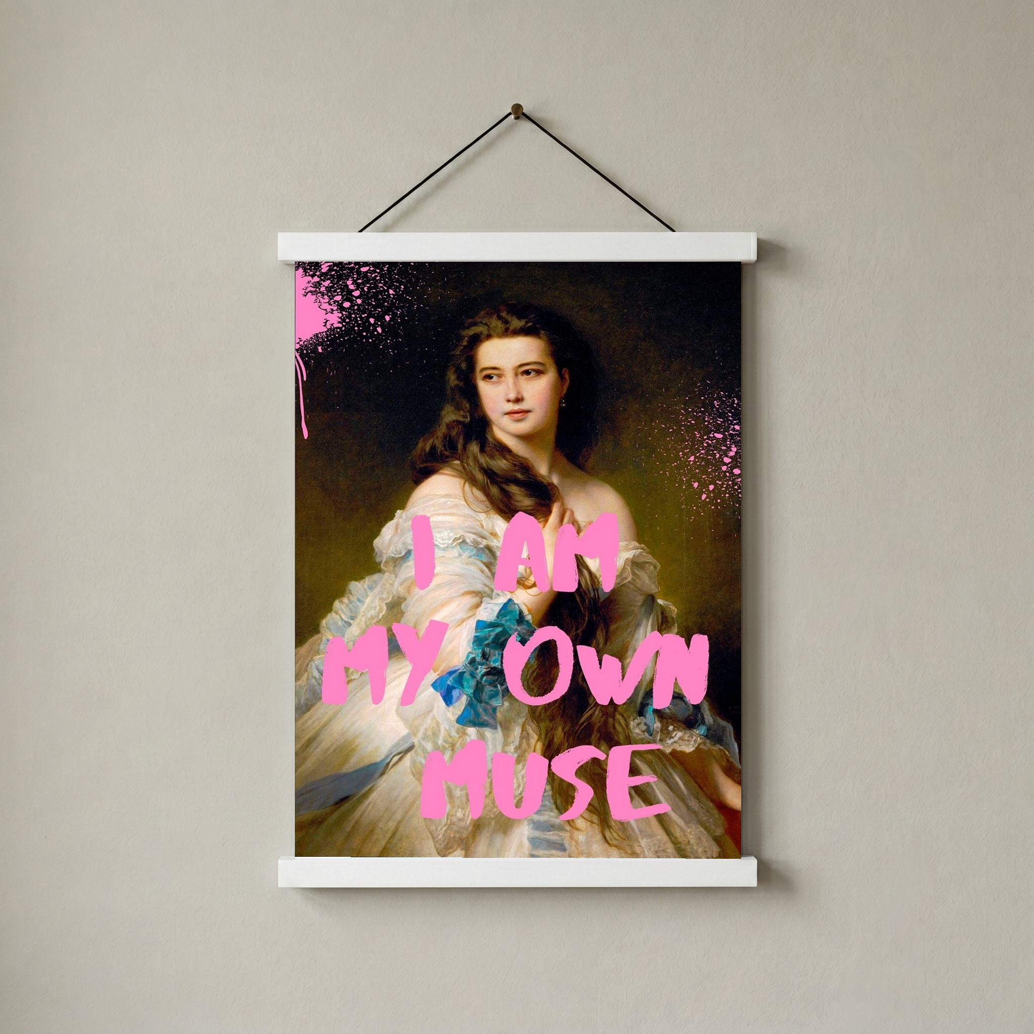 I Am My Own Muse Wall Art Print — Self-Love Empowerment Quote Poster
