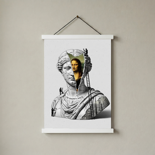 The Enigma's Smile — Mona Lisa Wall Art Print