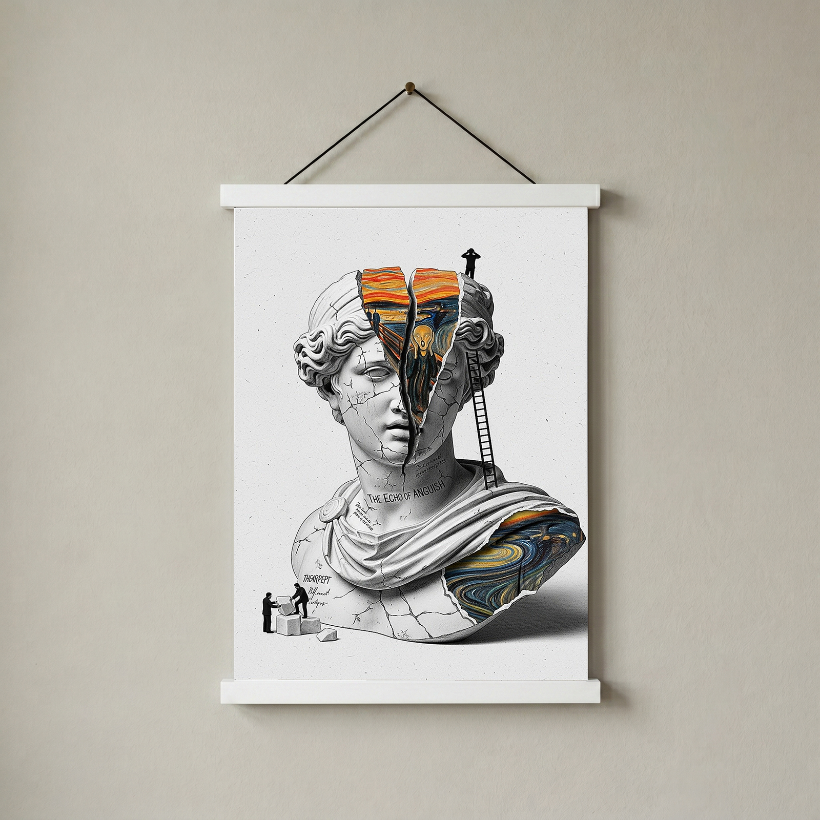 The Echo of Anguish — Edvard Munch's Scream Wall Art Print