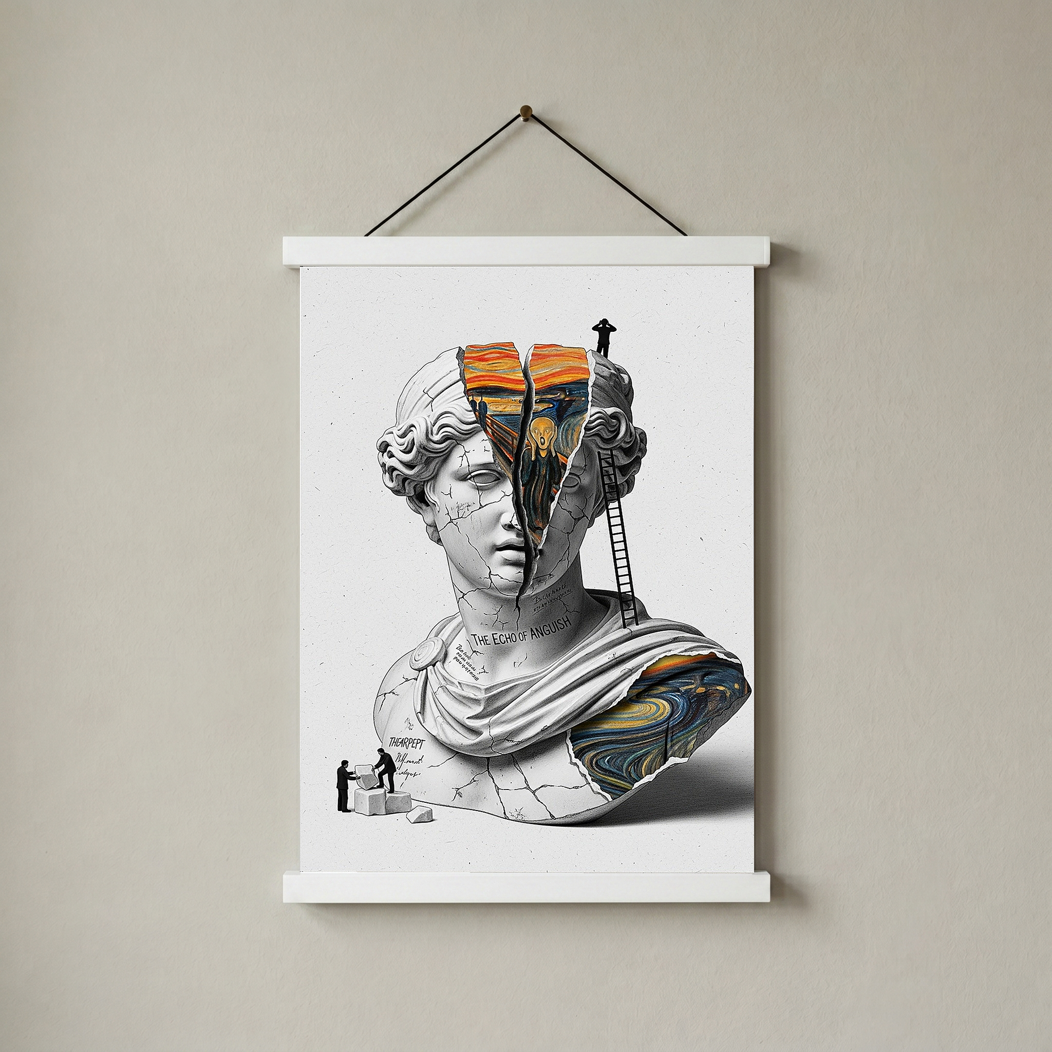 The Echo of Anguish — Edvard Munch's Scream Wall Art Print