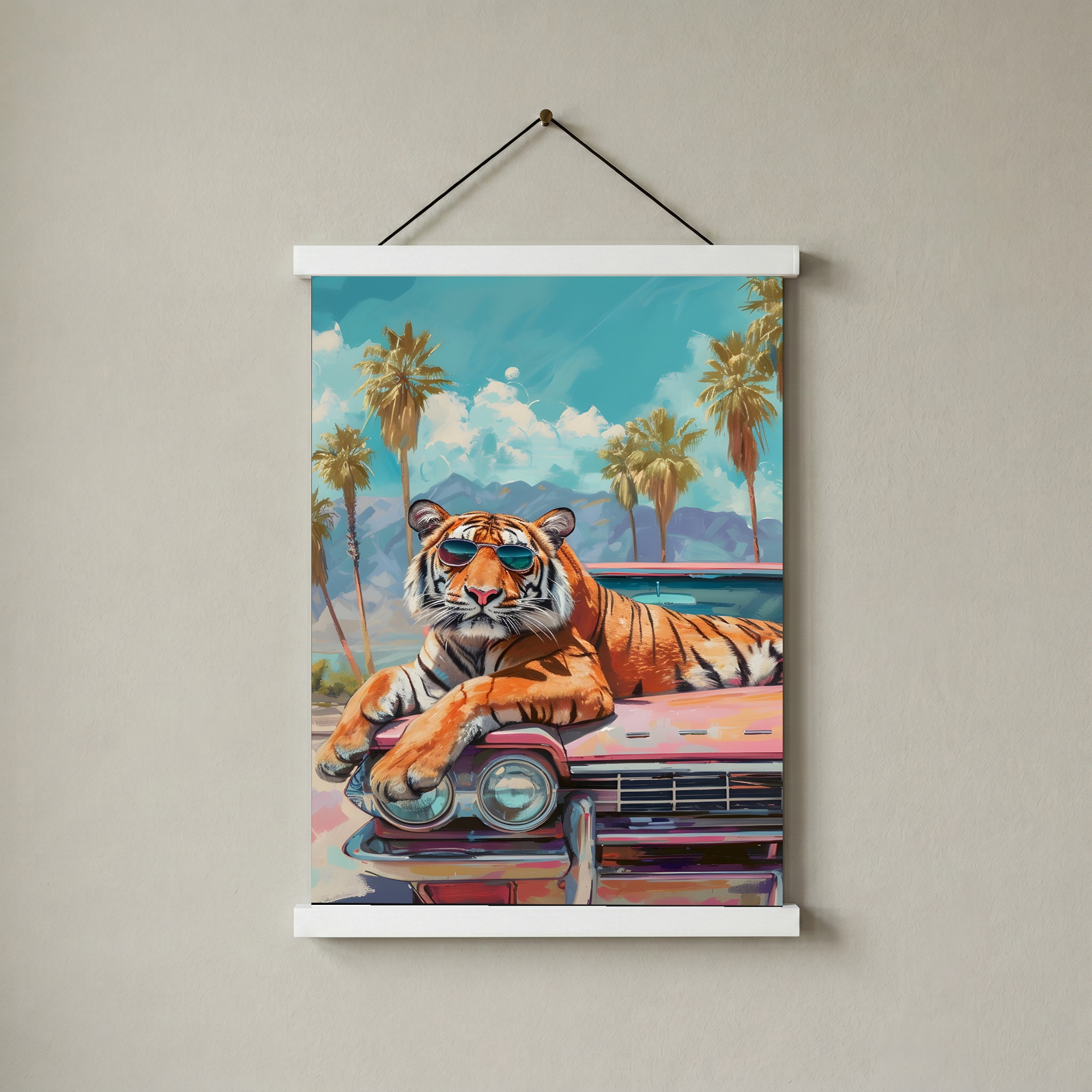 Tropical Swagger Wall Art Print — Bold Tropical Aesthetic Poster