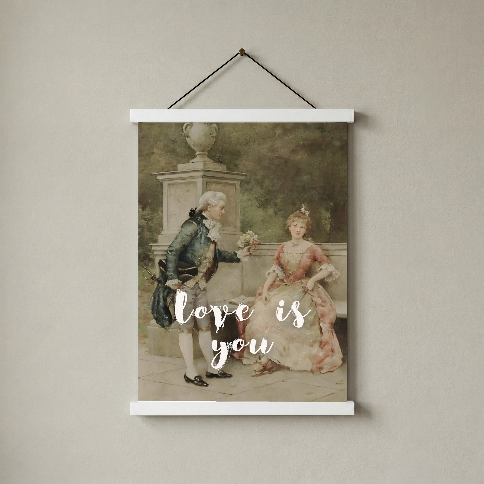 Love is You Wall Art Print — Romantic Love Quote Poster