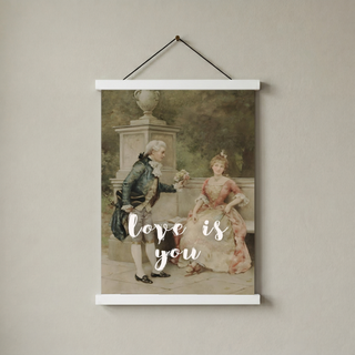 Love is You Wall Art Print — Romantic Love Quote Poster