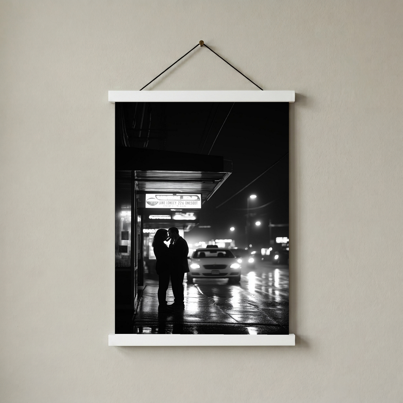 Window of Love Wall Art Print — Romantic View Poster