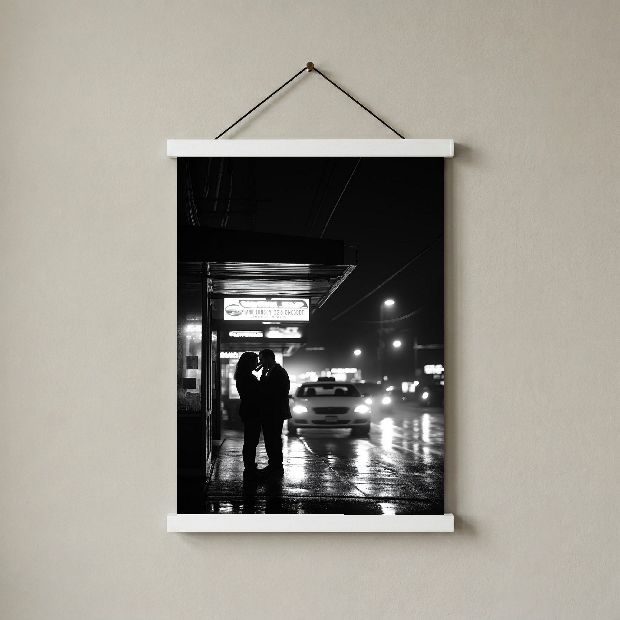 Window of Love Wall Art Print — Romantic View Poster