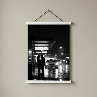 Window of Love Wall Art Print — Romantic View Poster