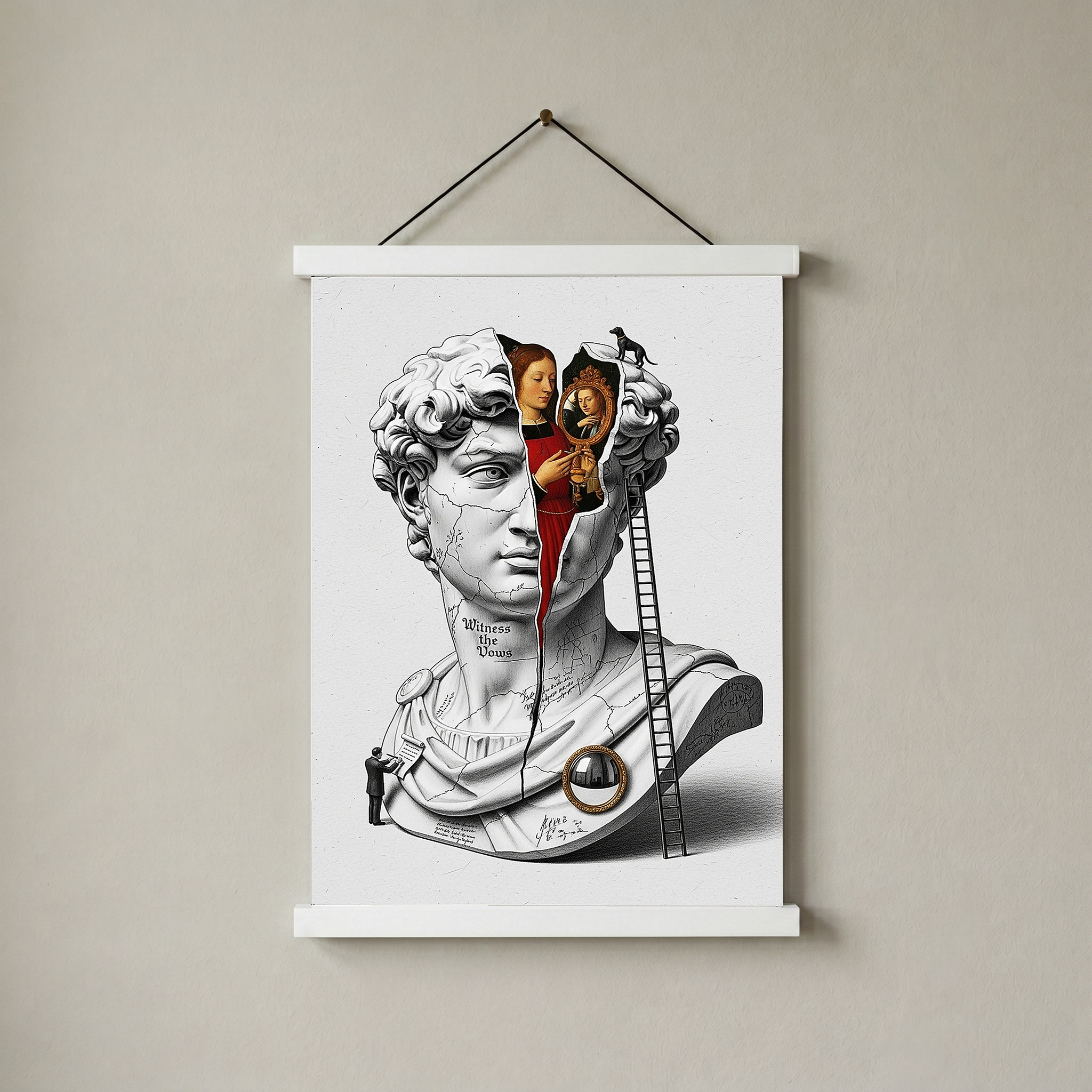 Witness the Vows — Renaissance Wedding Wall Art Print
