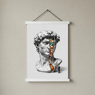 Layers — Surreal David Bust Wall Art Print